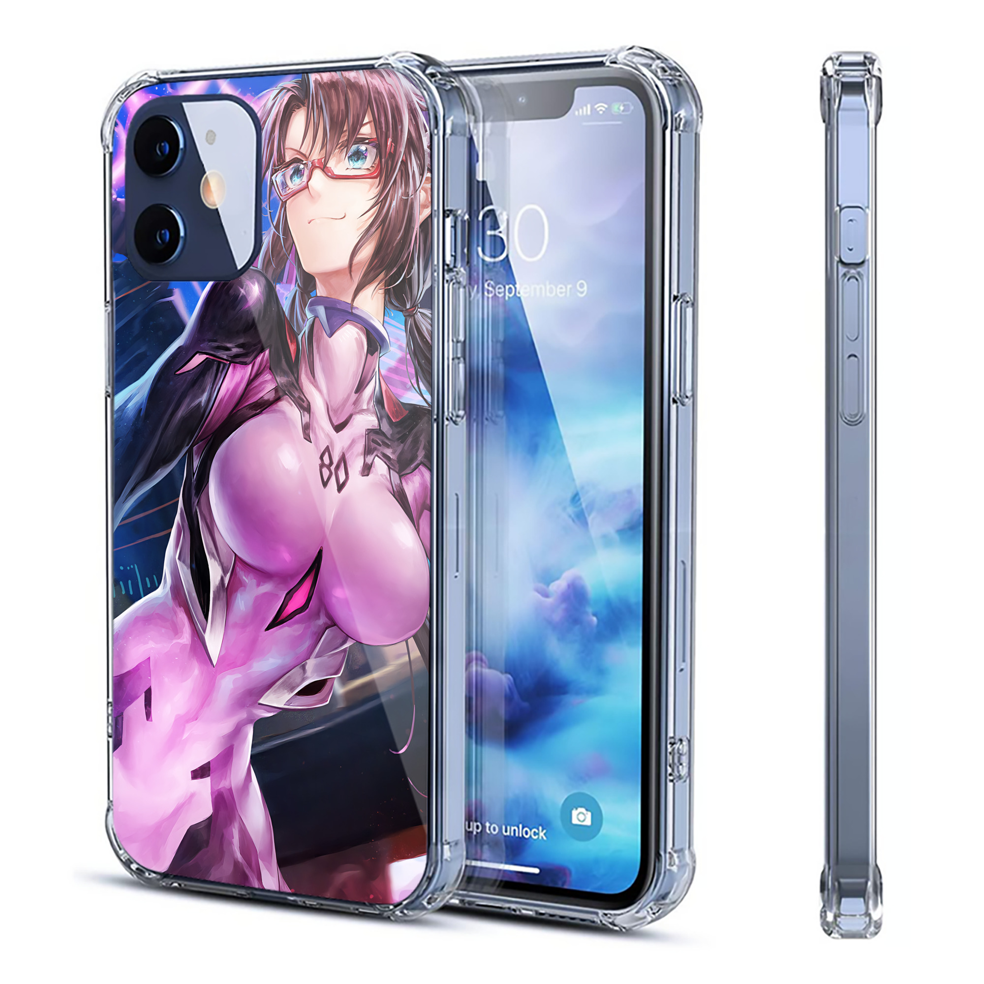 （画像用） EVA 新世紀エヴァンゲリオン 【iPhone 12シリーズ対応】透明スマホケース（クリアソフトケース）